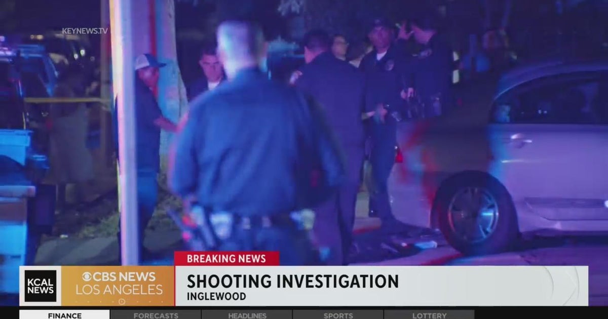 Police investigate deadly shooting in Inglewood - CBS Los Angeles
