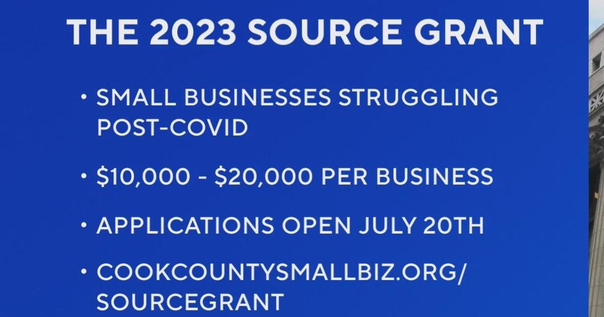 Cook County offering 40M grants for small businesses CBS Chicago