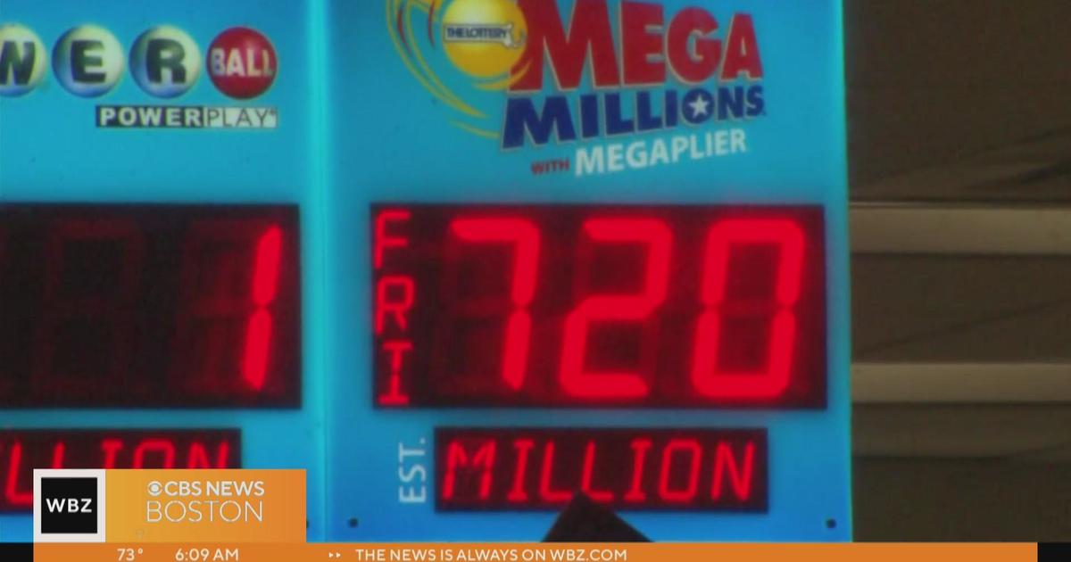 Mega Millions Jackpot Grows To 720 Million After No Winner Drawn Tuesday Cbs Boston 8379