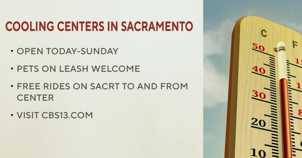 Sacramento opens cooling centers in preparation for more triple-digit temperatures