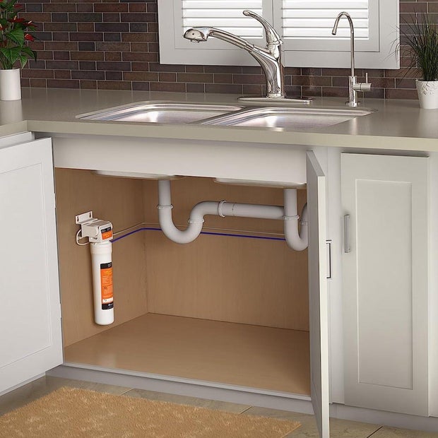 Brondell UC100 H2O+ Coral Single-Stage Under Counter Water Filtration System