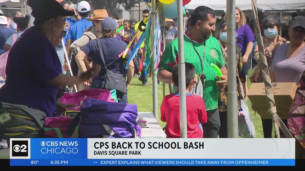 CPS hosts Back-to-School Bash at Davis Square Park - CBS Chicago