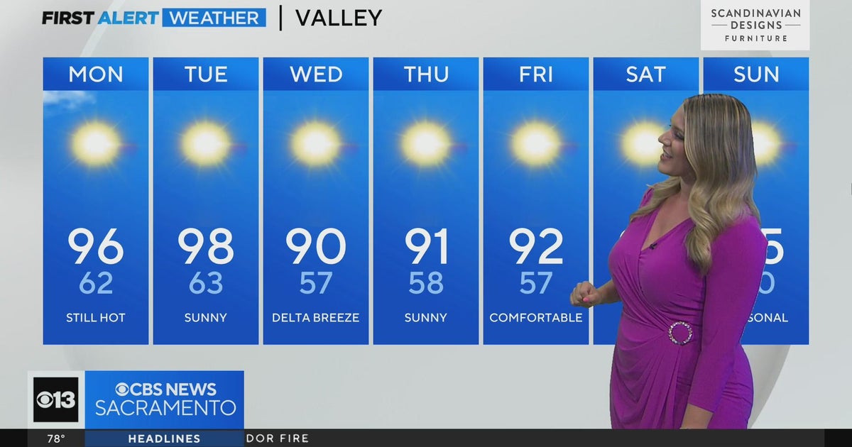 Monday afternoon weather forecast - July 24, 2023