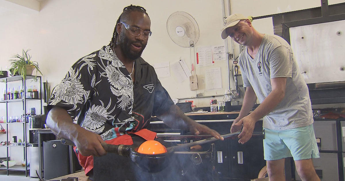 Matthew Judon Finds A New Passion - Glass Blowing - CBS Boston