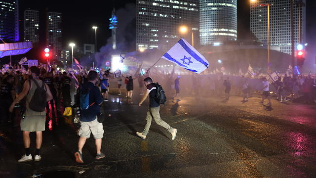 Anti Goverment Protest in Tel Aviv 