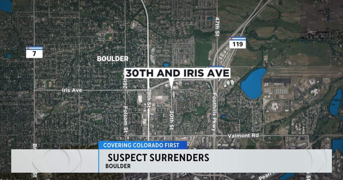 Suspect surrenders after standoff in Boulder CBS Colorado