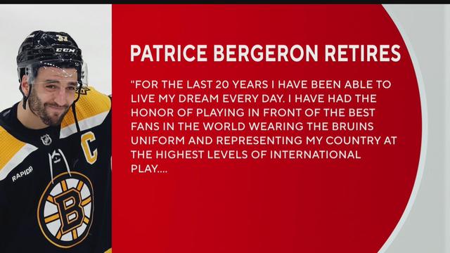 Stop The Presses: Patrice Bergeron Has Gotten Tattooed - CBS Boston
