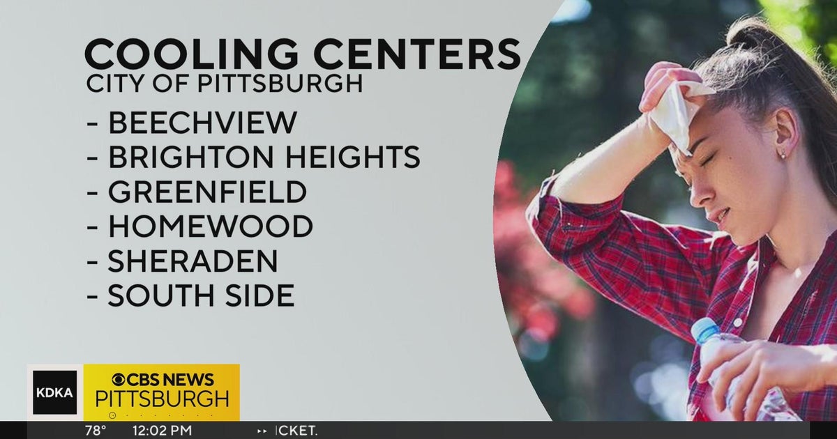 Pittsburgh opens 6 cooling centers as temperatures soar CBS Pittsburgh