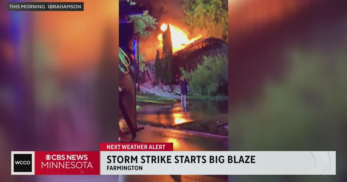Overnight storms in Minnesota bring damaging winds, lightning-ignited house fires