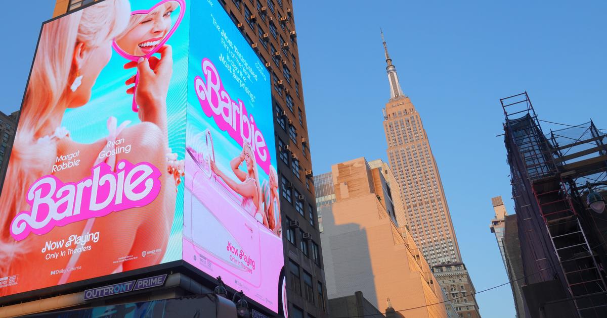 Barbie global ticket sales reach $1 billion in historic first for women  directors - CBS News