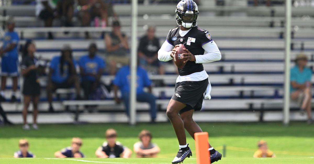 Ravens RB J.K. Dobbins back at practice after beginning camp on PUP list