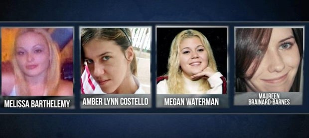 Photos of 4 women who were victims of Gilgo Beach killer