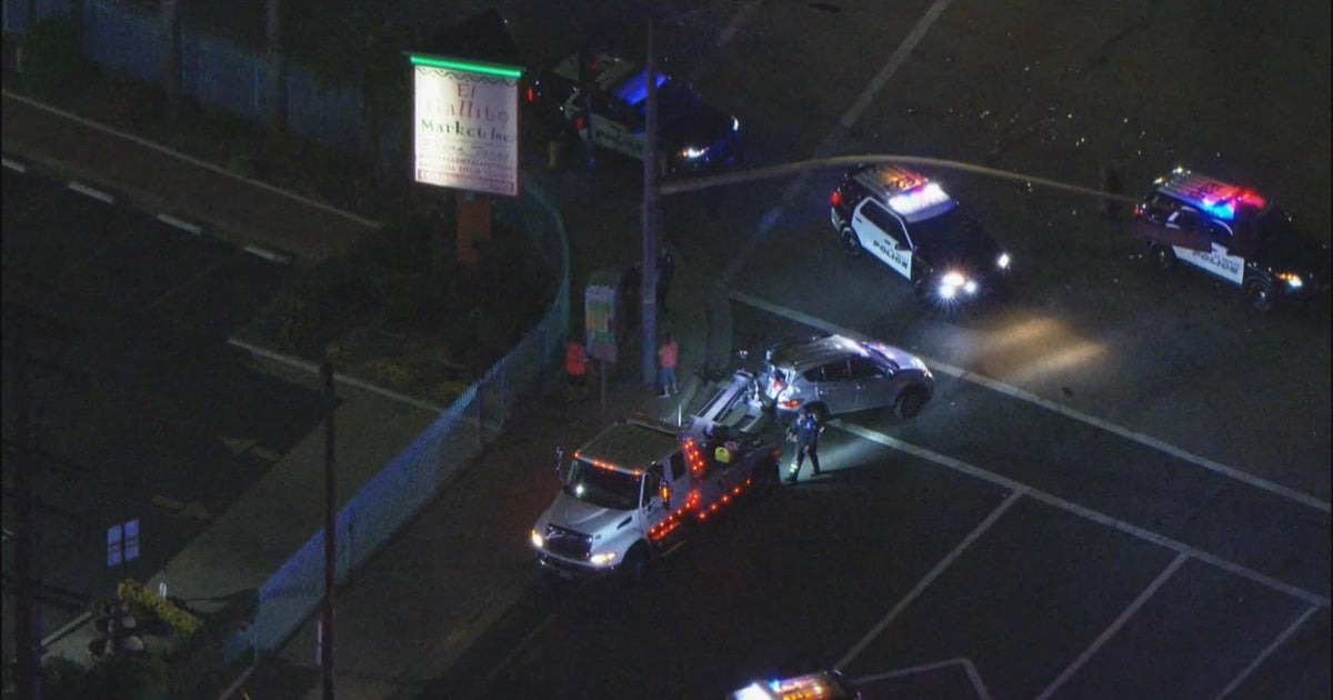 Hit-and-run suspect smashes into innocent driver in El Monte - CBS Los ...