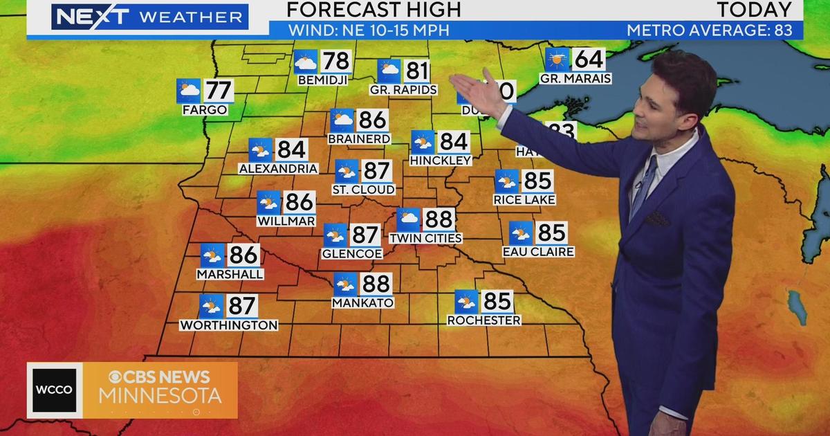 Next Weather: Back to normal summer heat with isolated storms Friday