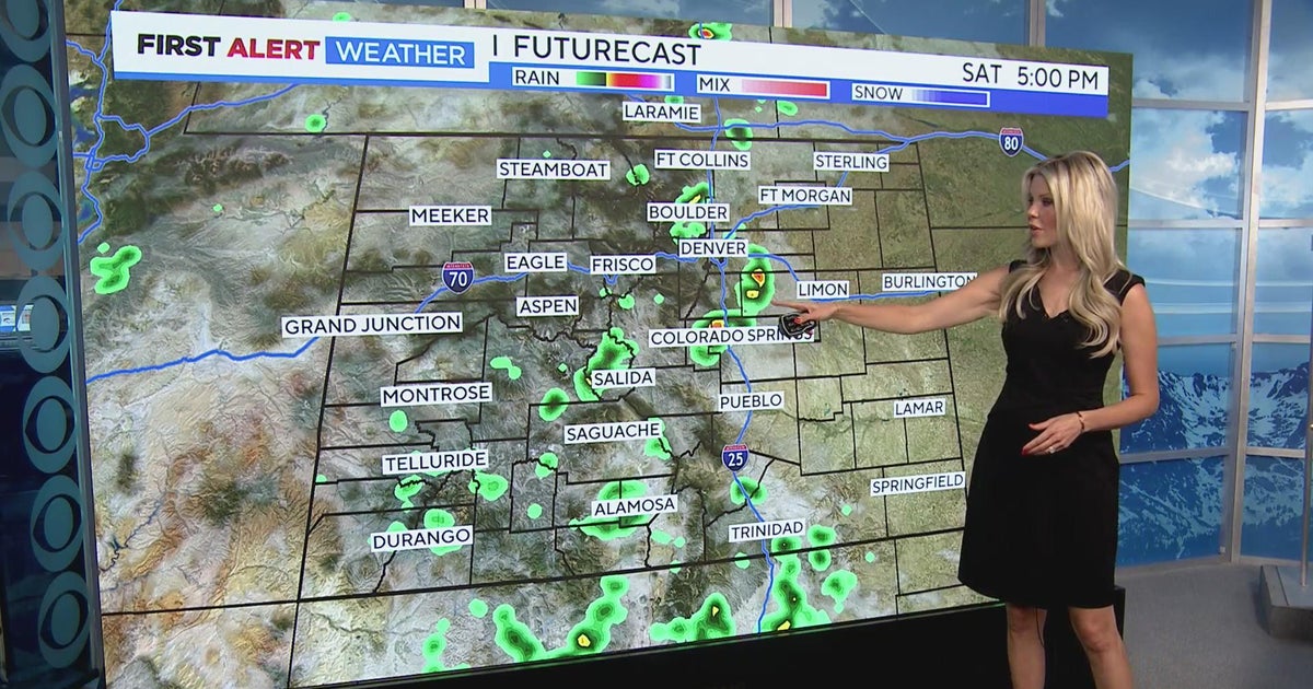 More Thunderstorms For The Weekend - CBS Colorado