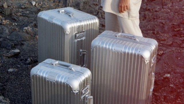 Original Trunk S Aluminum Suitcase, Silver, RIMOWA