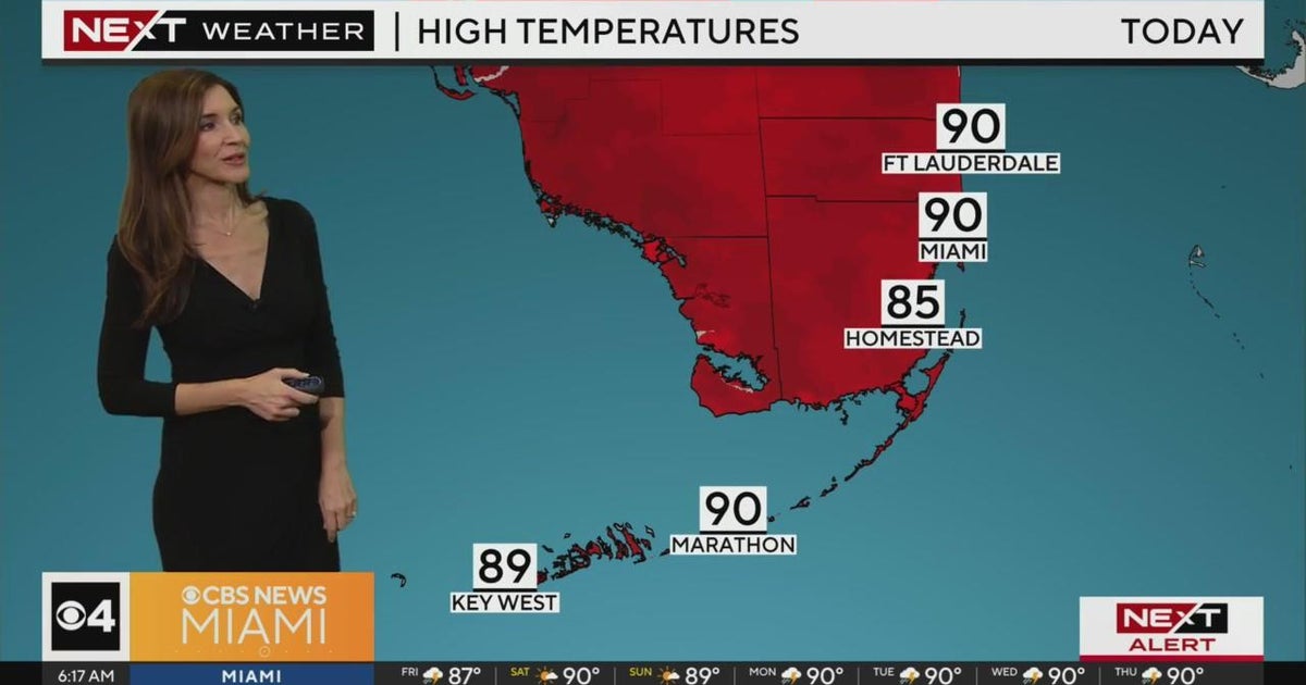 South Florida A weather forecast for Friday 7/27/23 - CBS Miami