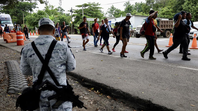 Migrant Caravan Heads To The US From Chiapas 
