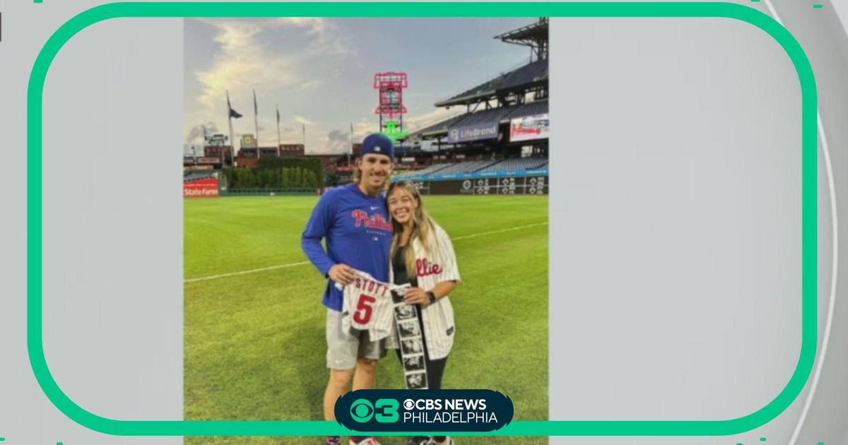 Phillies' Bryson Stott, fiancee Dru White expecting baby - CBS Philadelphia