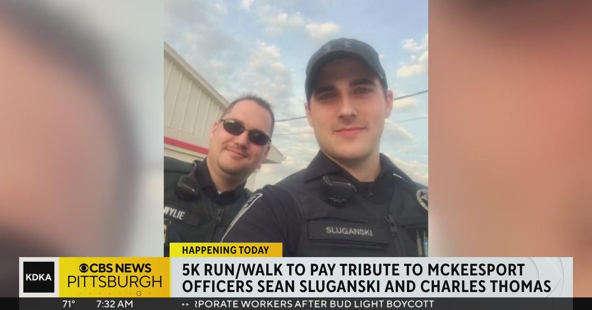 5K run-walk to honor fallen officer Sean Sluganski - CBS Pittsburgh
