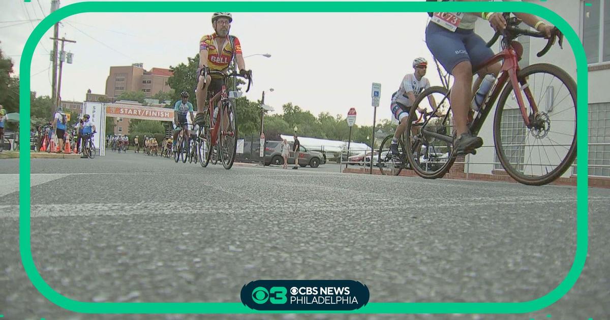 Hundreds Take Part In Inaugural Phillies Charities Bike Ride - CBS