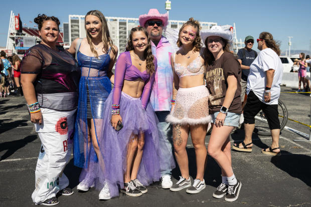 Taylor Swift fans gather for night 1 of the Eras Tour 