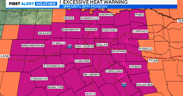 Heat advisory in place for North Texas - CBS Texas