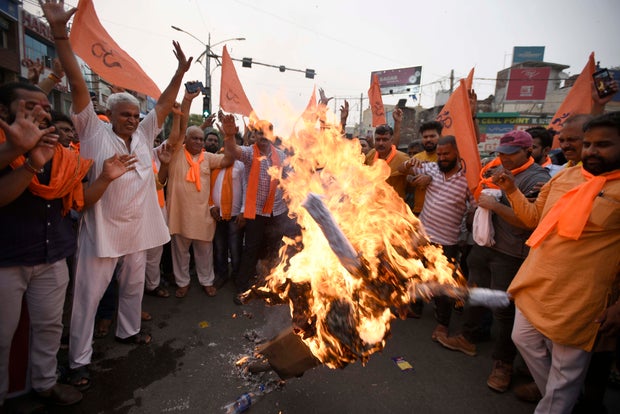 India's Haryana state on edge as authorities block internet, deploy troops amid deadly sectarian violence