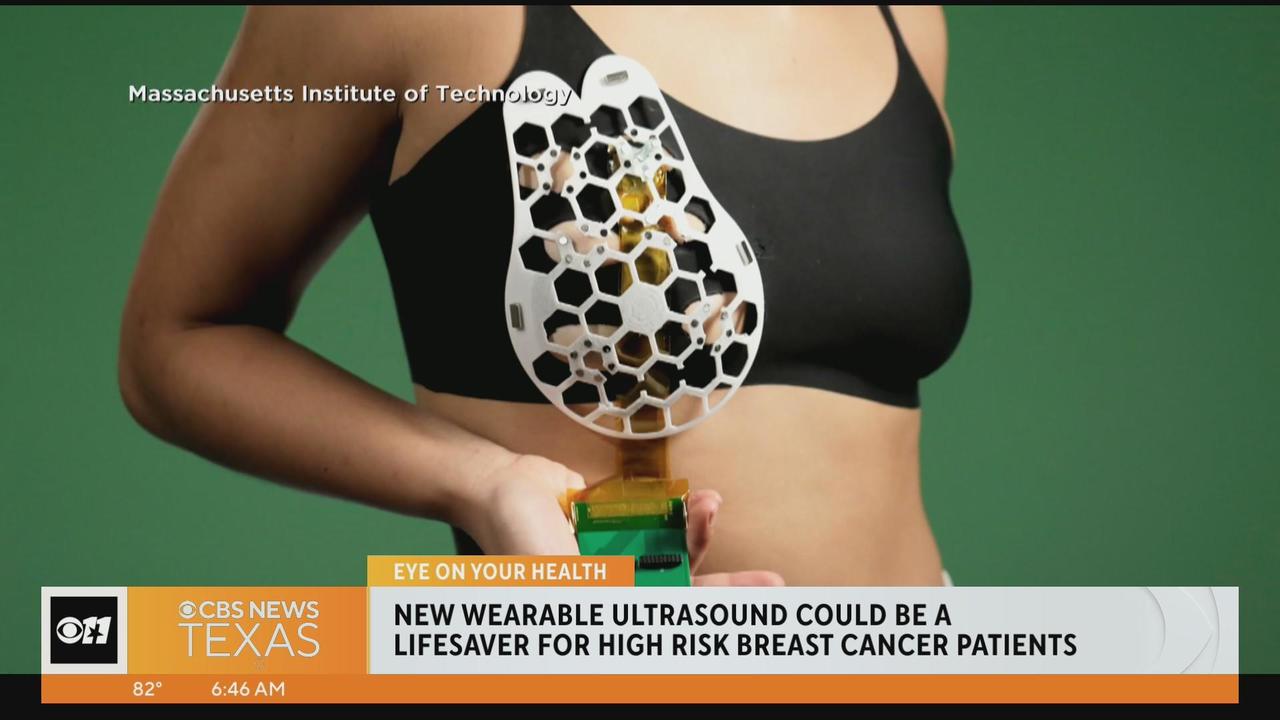 Eye on Health: New wearable ultrasound could save lives of breast cancer  patients - CBS Texas