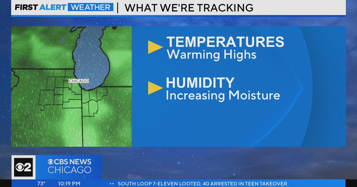 Chicago First Alert Weather: Warming highs - CBS Chicago