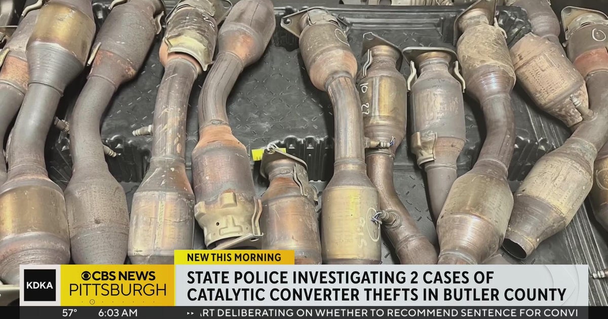 Pa. State Police investigating 2 cases of catalytic converter thefts in