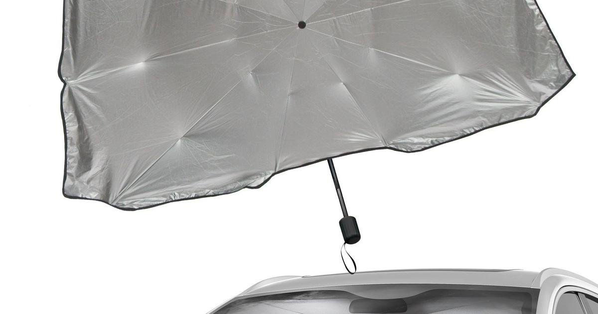 CBS Mornings Deals: Вземете изскачащ чадър за предно стъкло за $13
