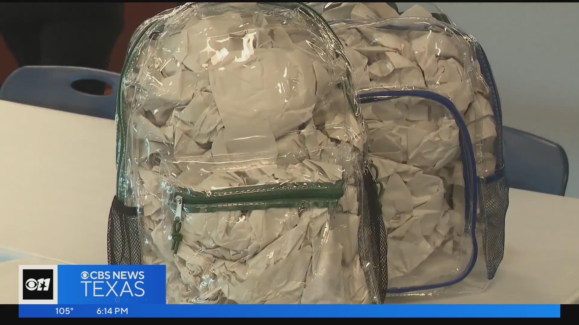 North Texas Father Creates Bullet Proof Backpack For Son - CBS Texas