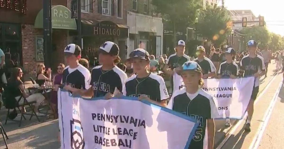 Mid-Atlantic Region Champion Little League team from Hollidaysburg, Pa.,  participates in the opening ceremony of the 2022 Little League World Series  baseball tournament in South Williamsport, Pa., Wednesday, Aug 17, 2022. (AP