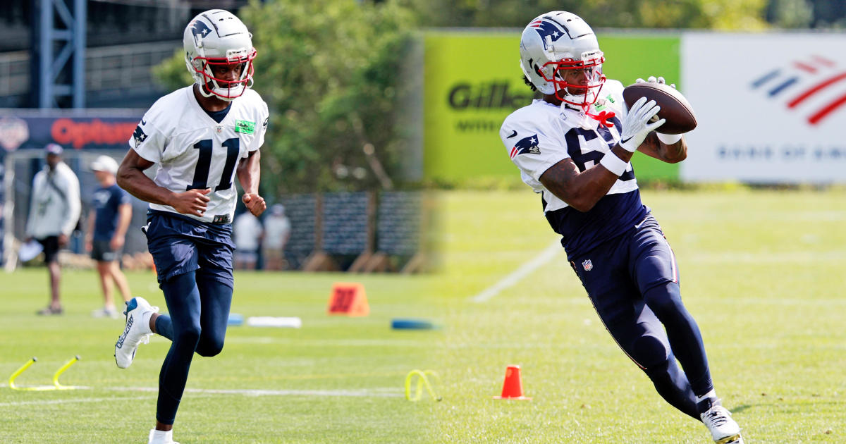 New England Patriots wide receiver Tyquan Thornton (11) runs a