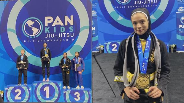 Dearborn 12-year-old becomes first hijab-wearing female to win world's largest Jiujitsu tournament 