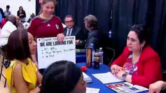 Dallas ISD holds last job fair of the summer; expects to fill almost all vacancies 