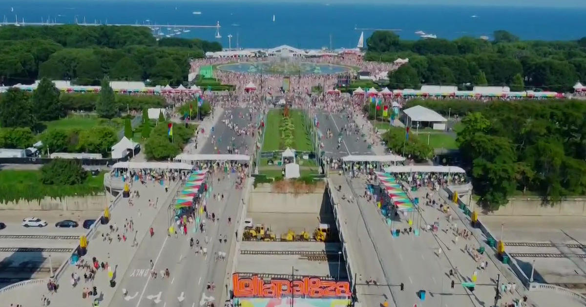 Street closures underway ahead of Lollapalooza in Grant Park - CBS