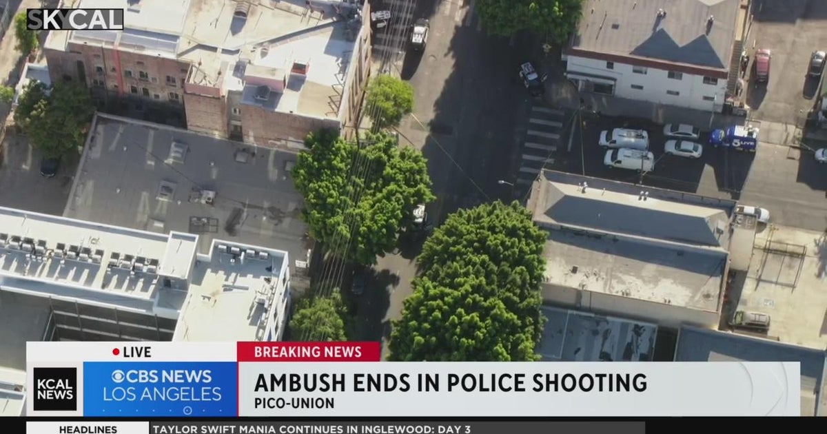 Ambush Ends In Police Shooting In Pico Union Cbs Los Angeles Ambush Ends In Police Shooting In Pico Union Cbs Los Angeles