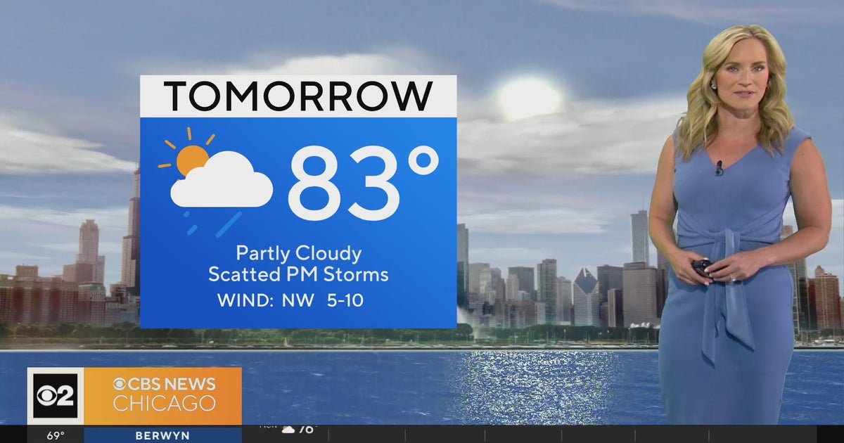 Chicago First Alert Weather: Showers Monday night - CBS Chicago