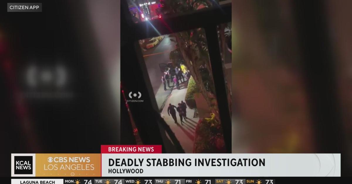 Hollywood stabbing incident: 1 dead, 1 hospitalized;  woman arrested