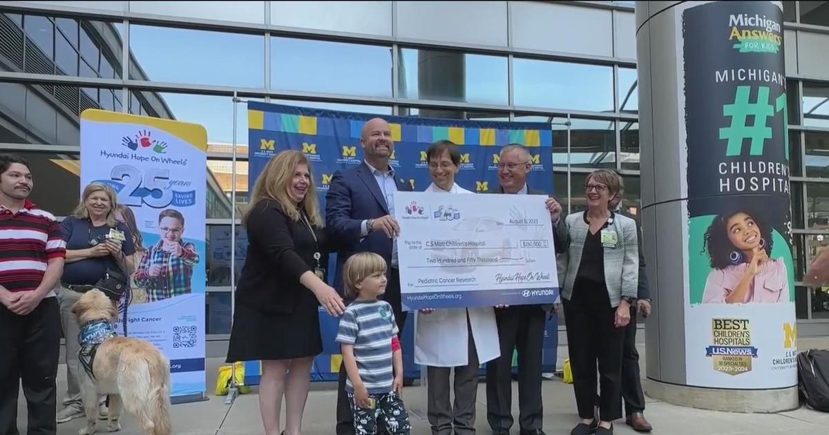 Hyundai donates $250K to University of Michigan Mott Children’s Hospital