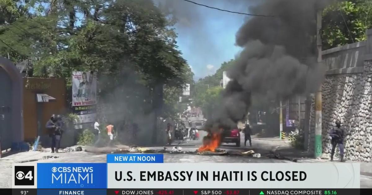 US Embassy in Haiti shut Tuesday due to gunfire in the area