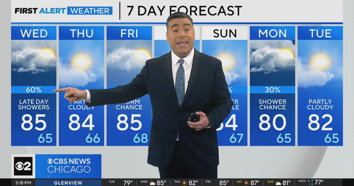 Chicago First Alert Weather: Rain returns Thursday - CBS Chicago