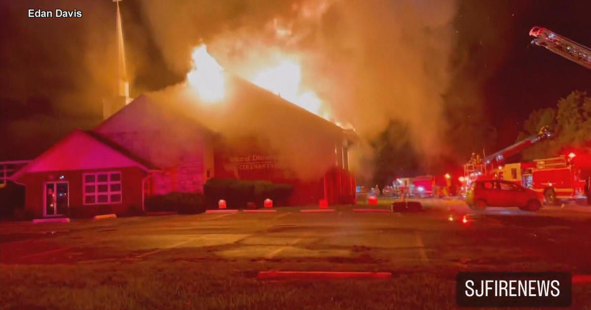 Fire with 4 alarms destroys Vineland Church