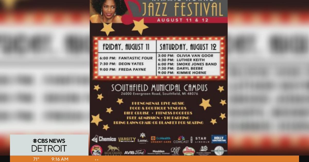 Seventh annual Kimmie Horne Jazz Festival returns to Southfield CBS