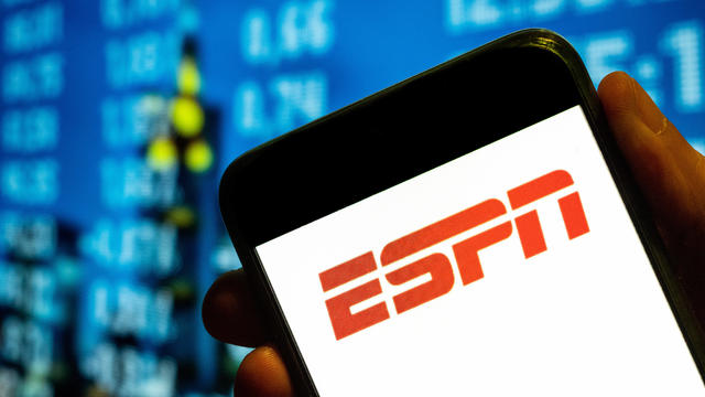 ESPN logo on phone 