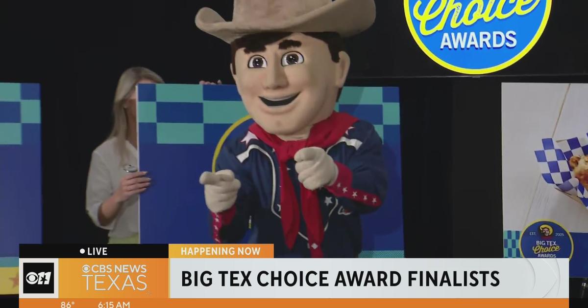 Big Tex Choice Award finalists named CBS Texas