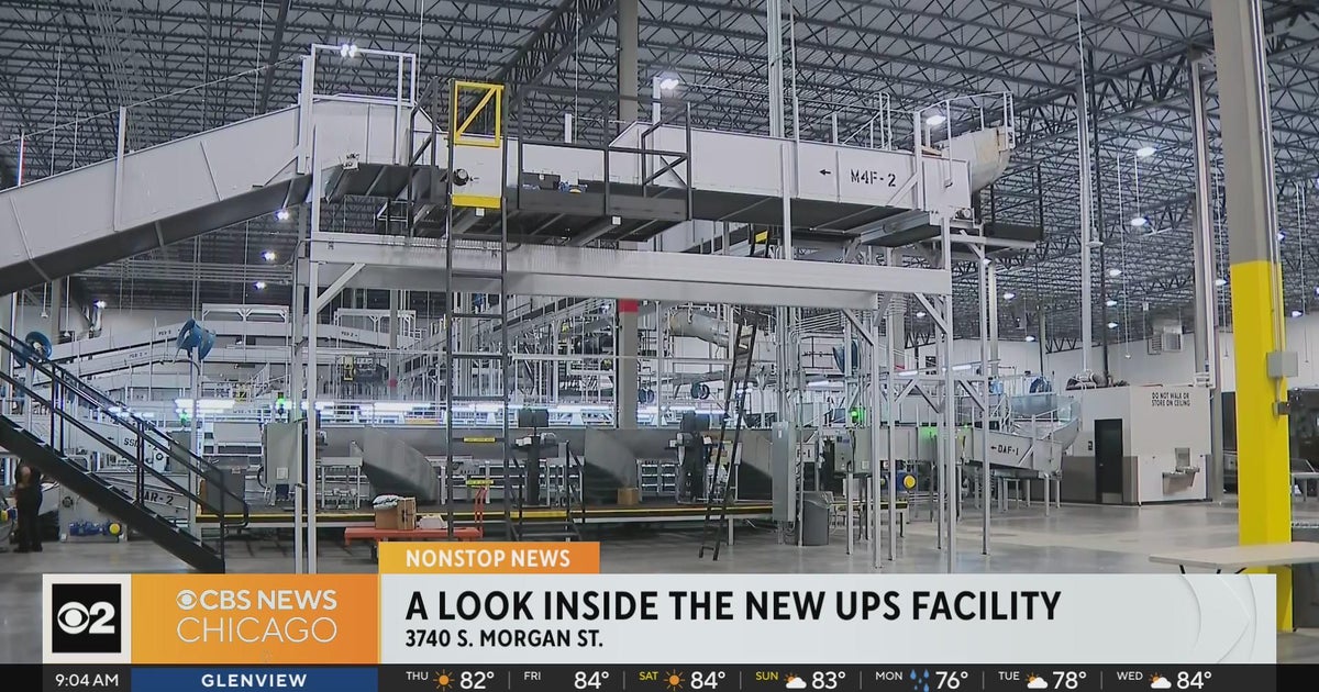 A look inside the new UPS facility on Chicago's South Side CBS Chicago