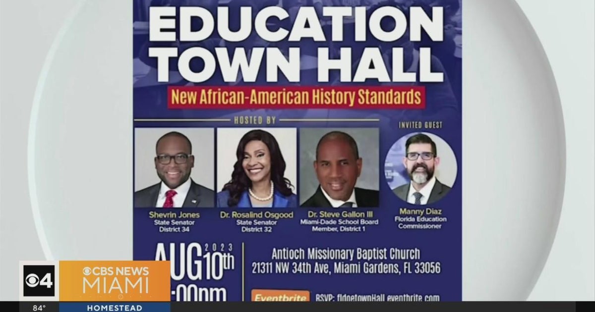 Condition Schooling Secretary Diaz pulled out of Miami Gardens city hall
